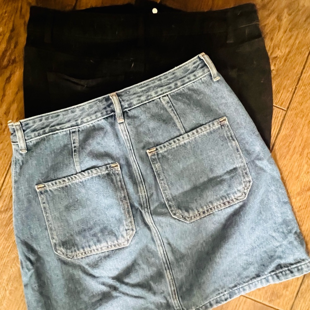 Set of Hollister and Wax Jean denim skirts , new never worn